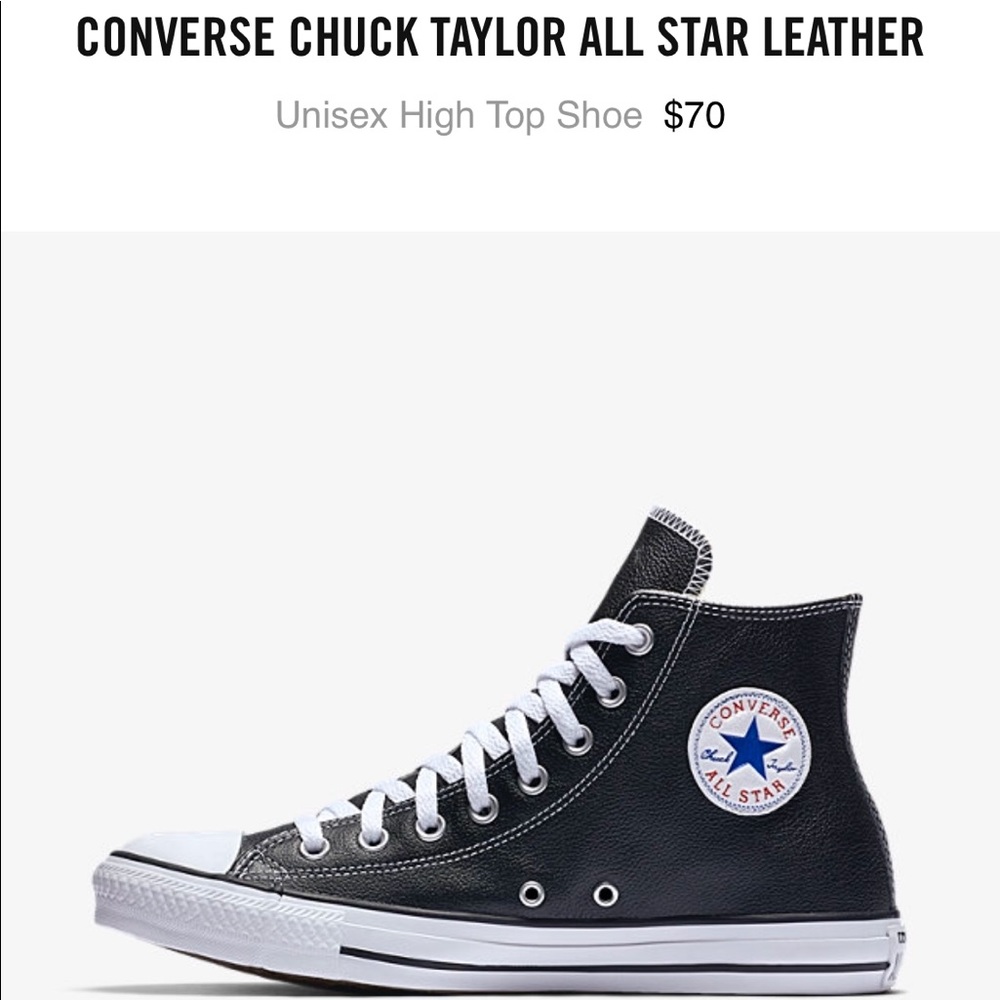 Converse all star leather chuck taylor